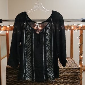 3/4 sleeve blouse